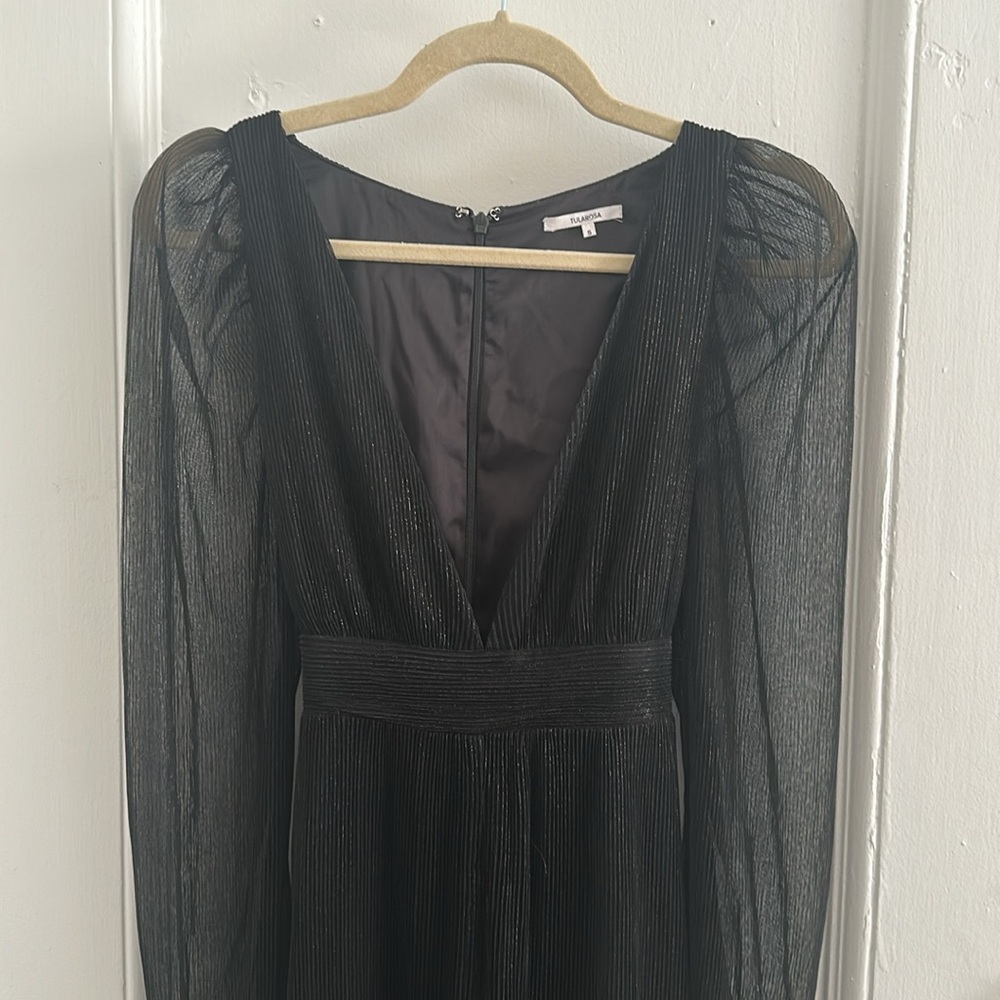 Tularosa (Revolve) Black Shimmer Jumpsuit